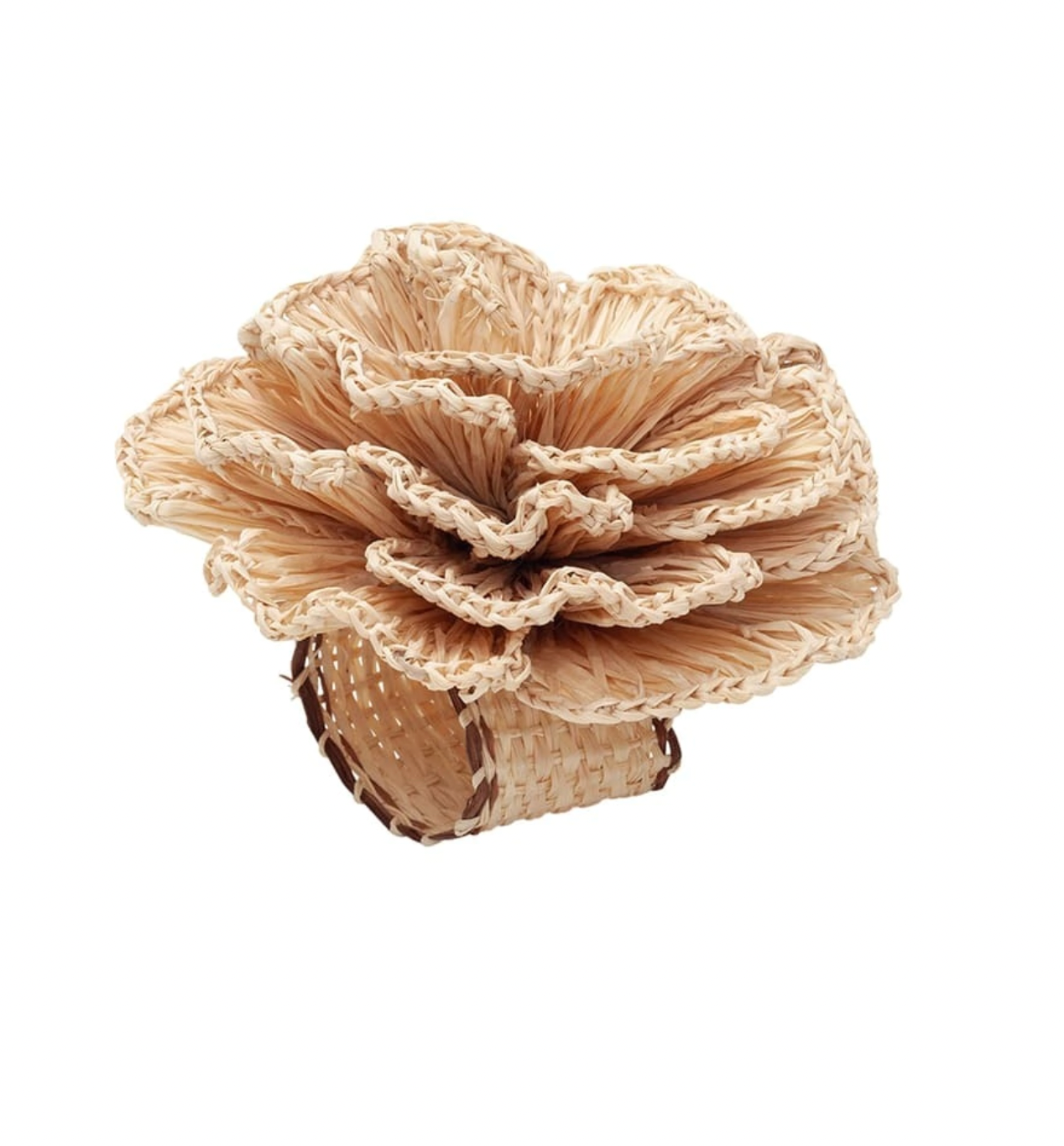 Napkin Ring Flower Natural