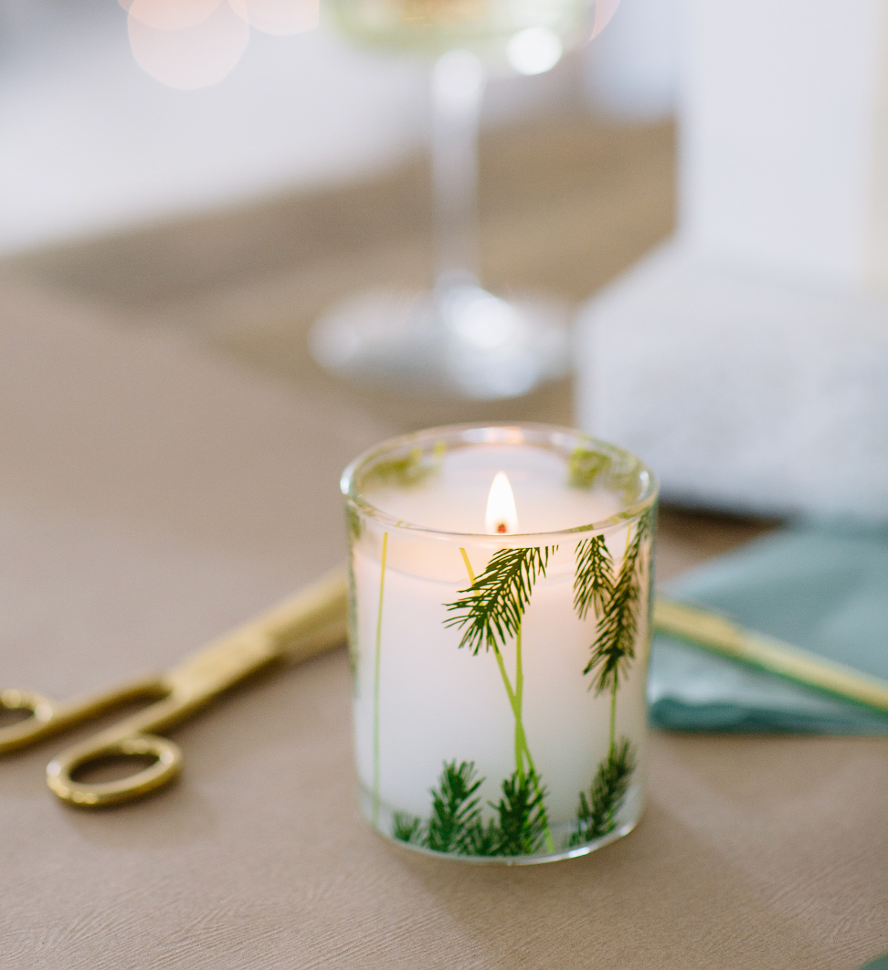 Frasier Fir Votive Candle, Pine Needle