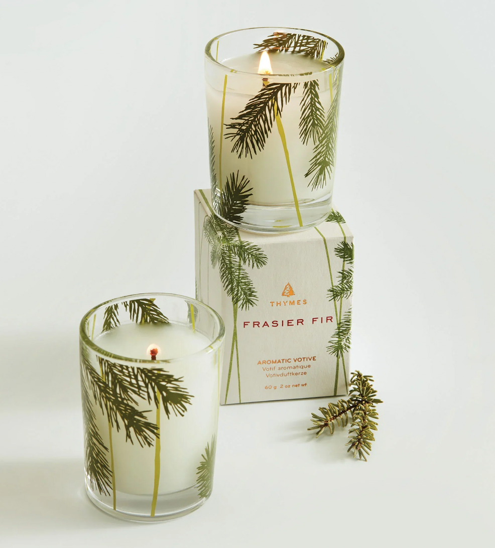 Frasier Fir Votive Candle, Pine Needle