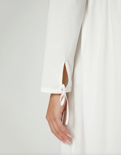 Maxi Shirt Dress White