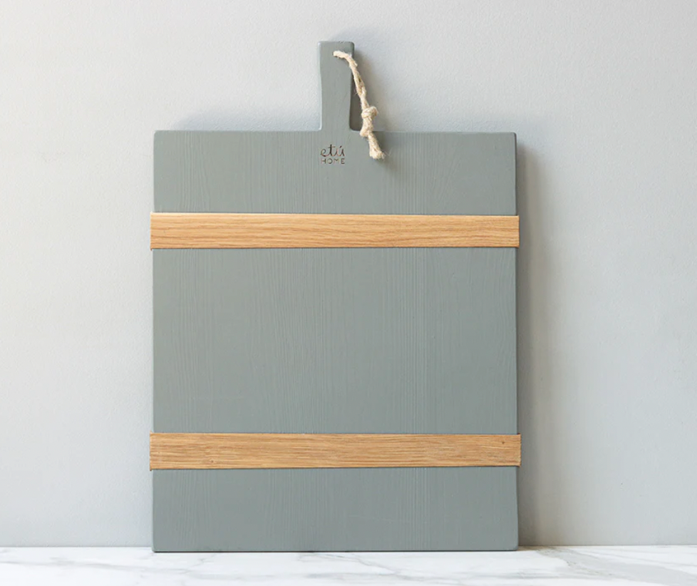 Grey Rectangle Charcuterie Board Medium