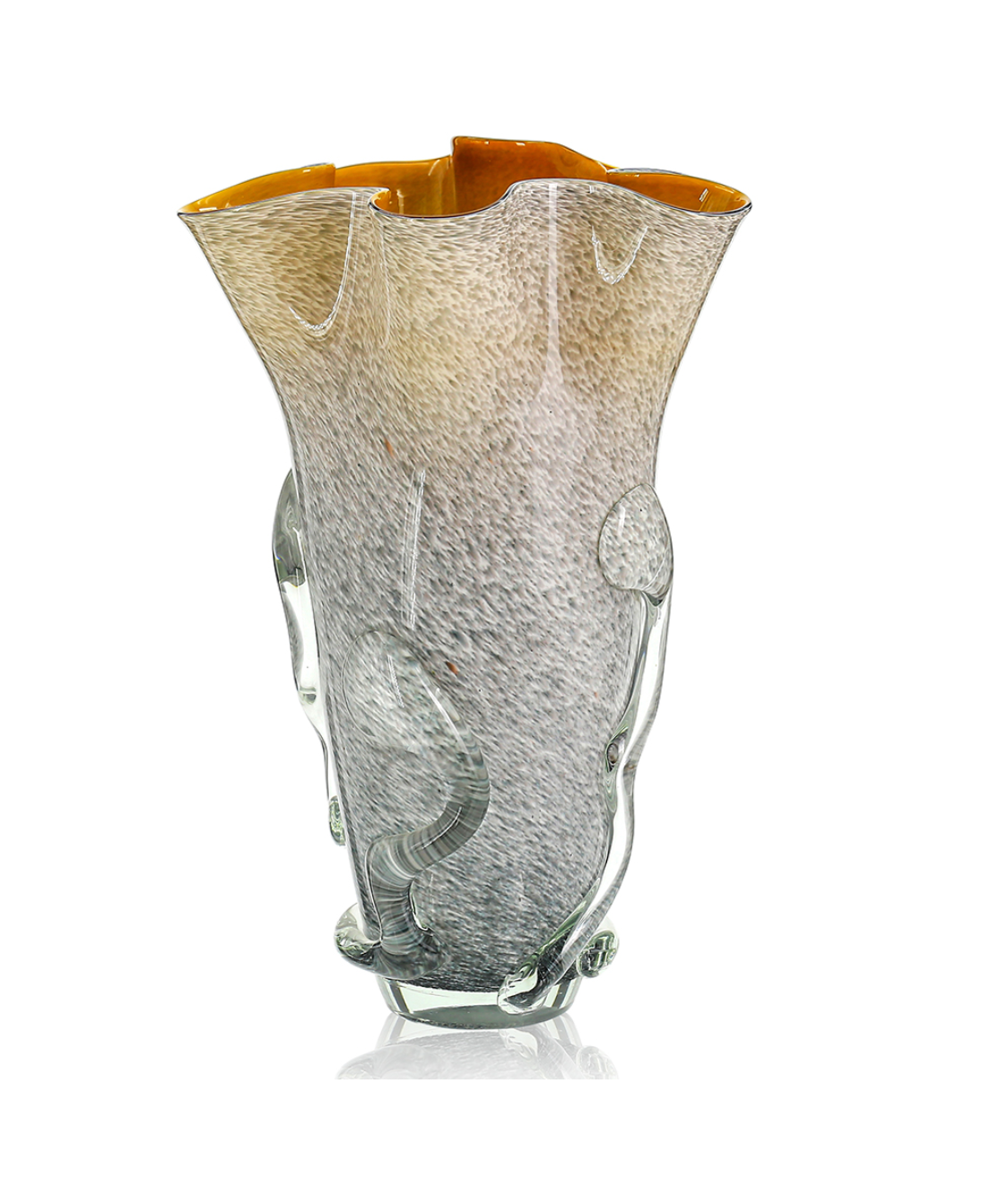 Glass Amphorn Vase Multi Large