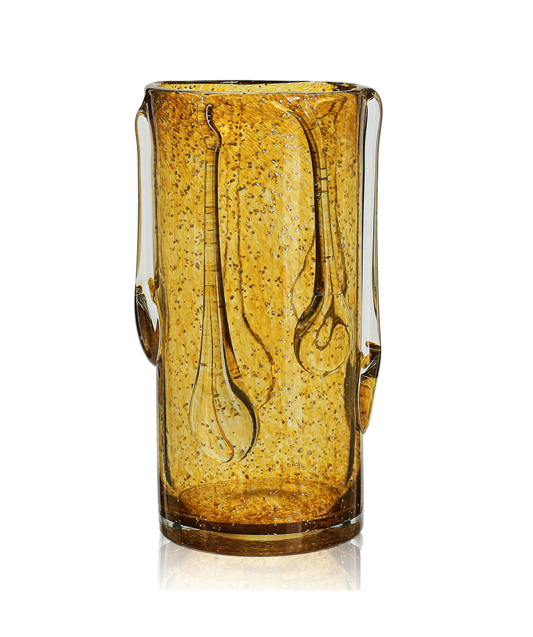 Glass Caelus Vase Amber Small