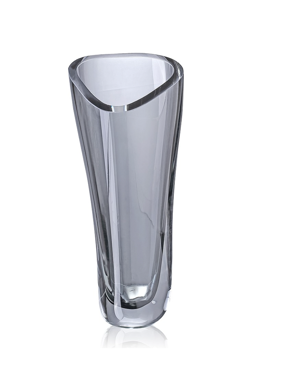 Glass Anore Vase Smoky Medium