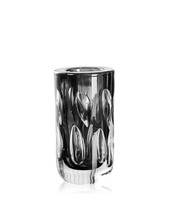 Glass Arkansas Vase Smoky Small