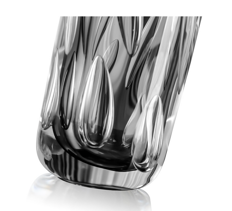 Glass Arkansas Vase Smoky Small