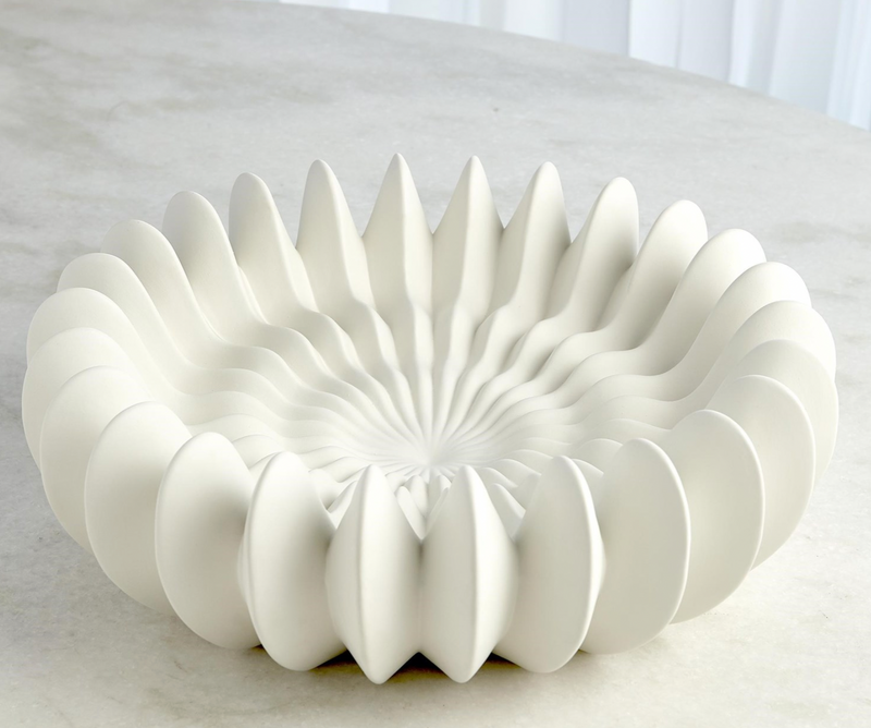 Spicchi Line Bowl-Matte White