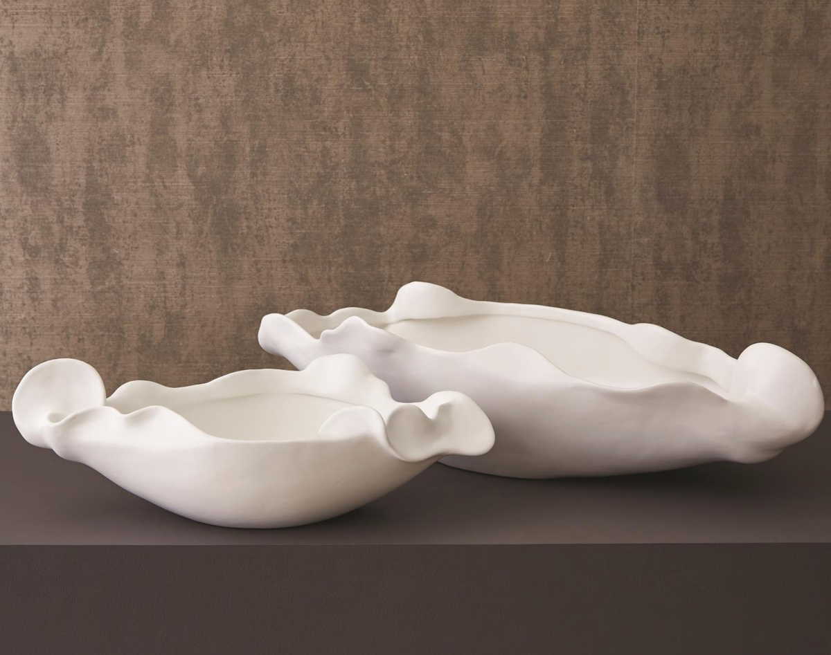 Free Form Bowl-Matte White