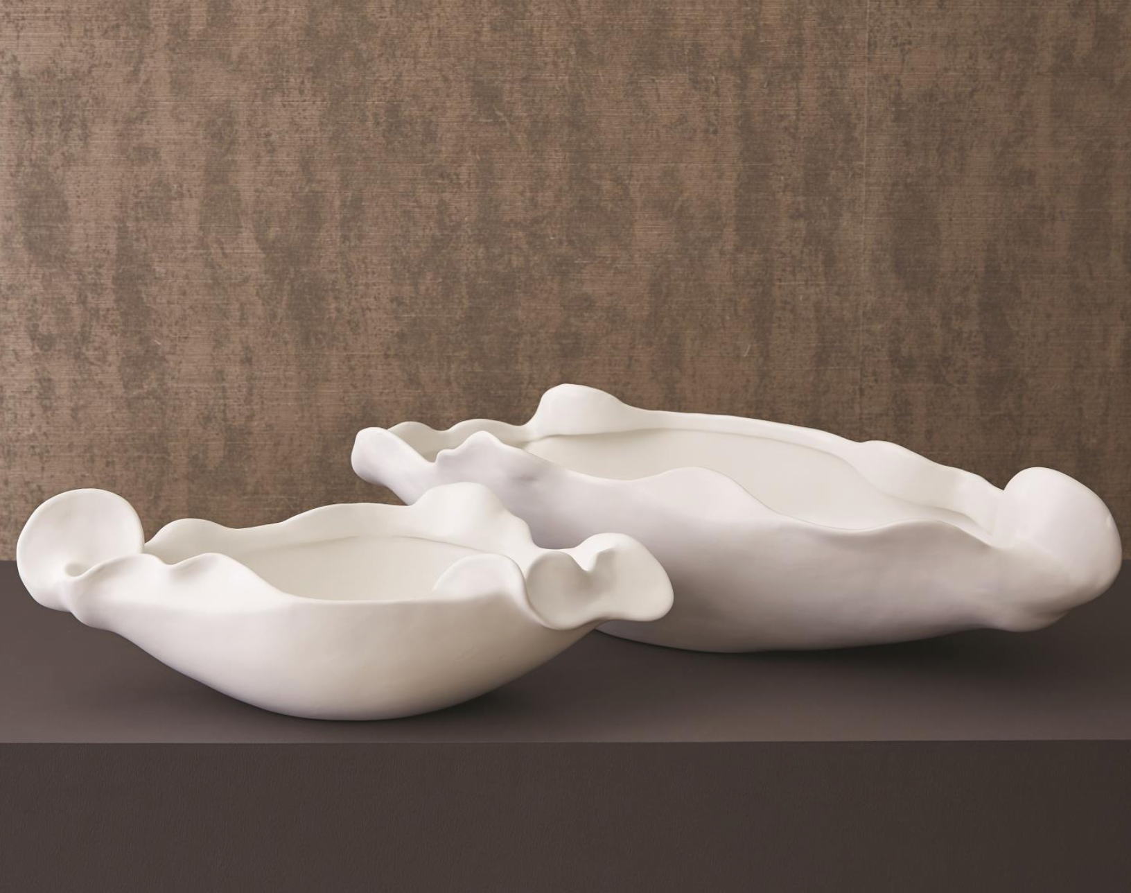 Free Form Bowl-Matte White