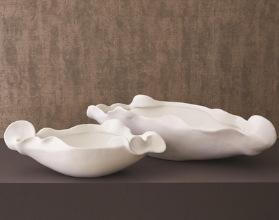 Free Form Bowl-Matte White