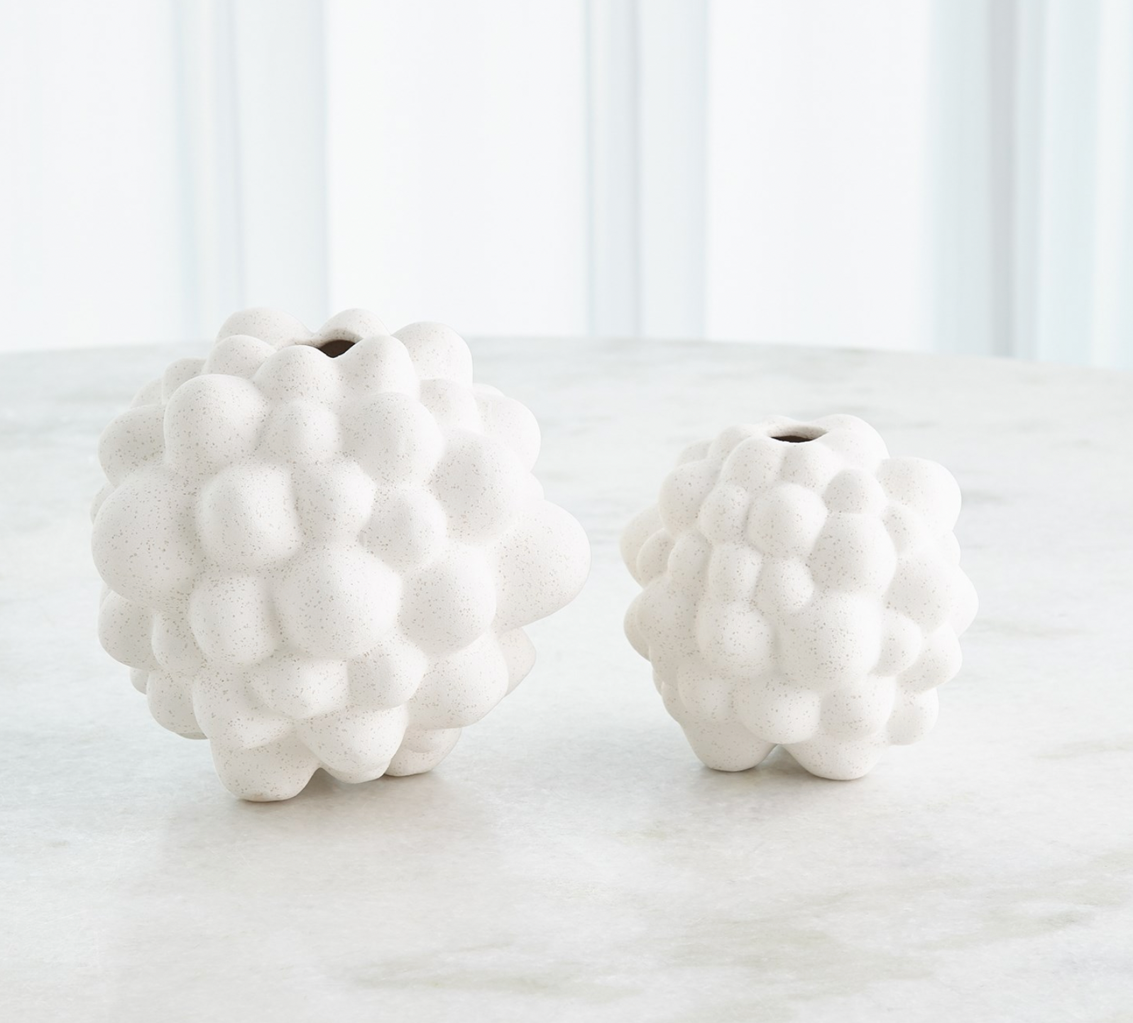 Bubble Vase Volcanic White