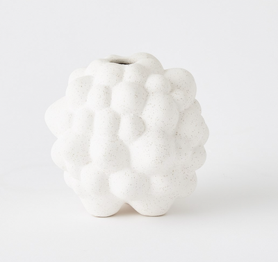 Bubble Vase Volcanic White