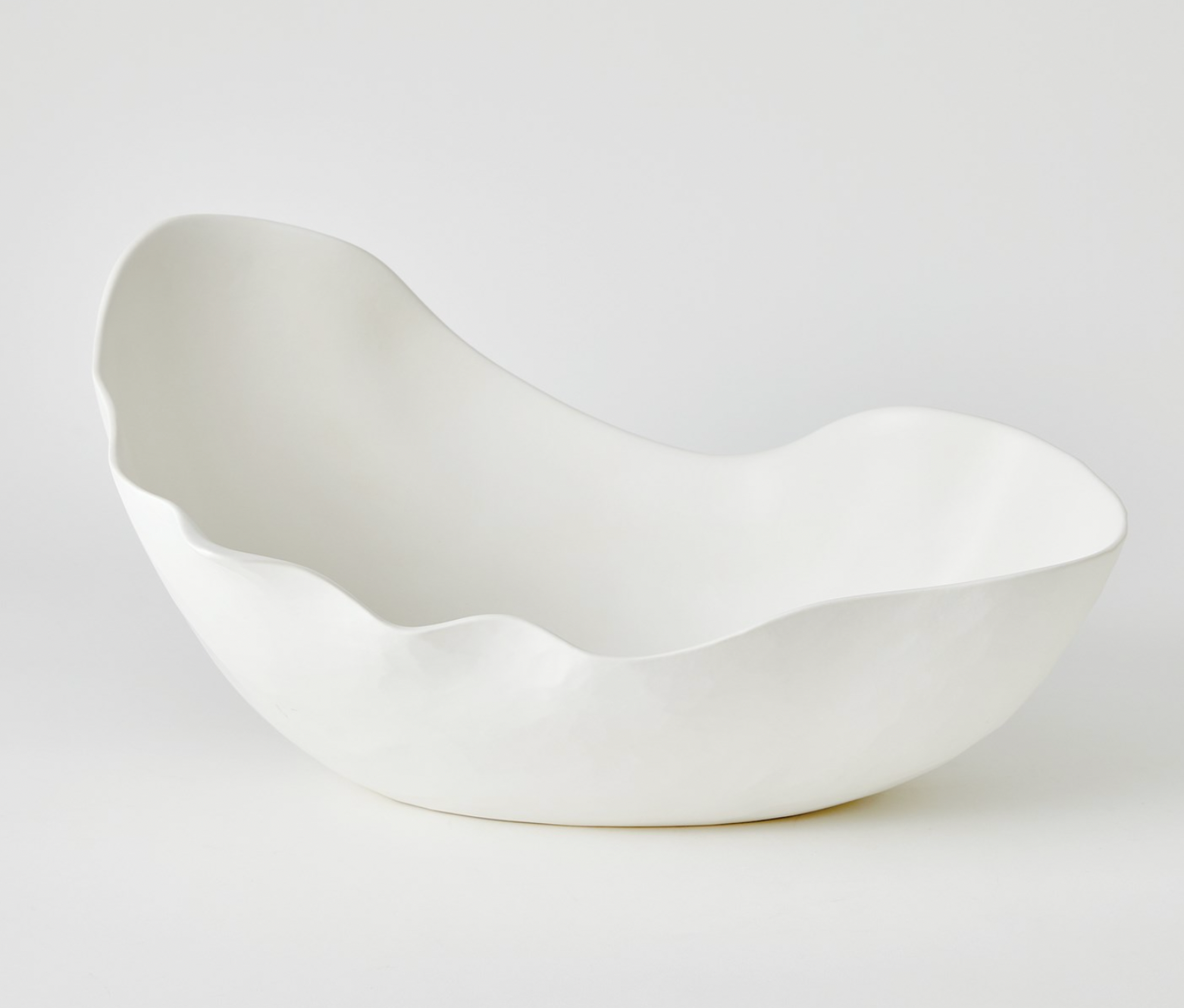 Horn Bowl Matte White