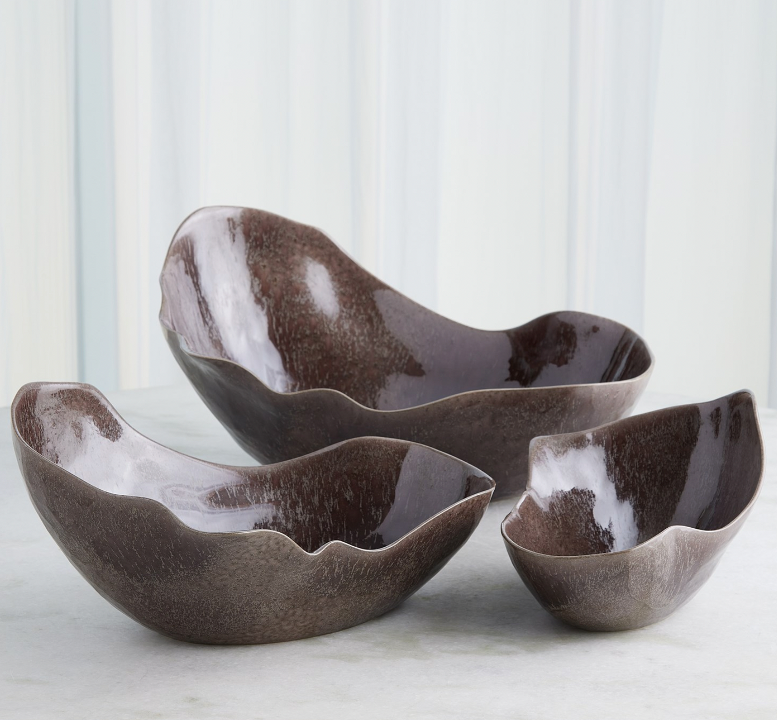 Horn Bowl Reactive Amethyst