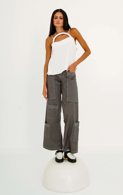 Cubo Pant Grizzle Gray