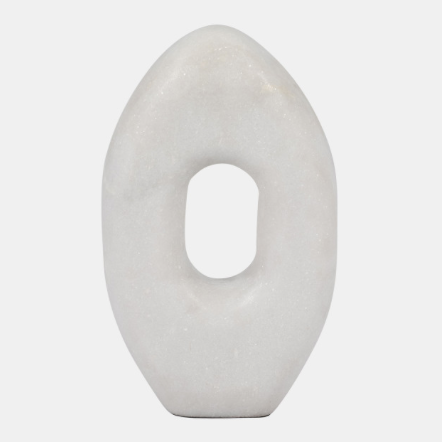 Marble 9 Sculpture White