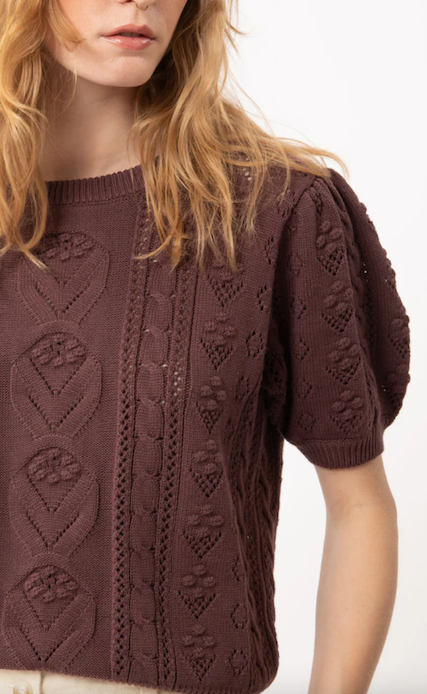 Clare Top Brown