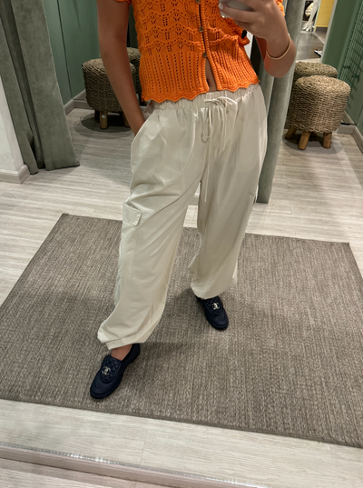 Airy Cargo Pant Cream