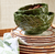 Fern Leaf Bowl Green M