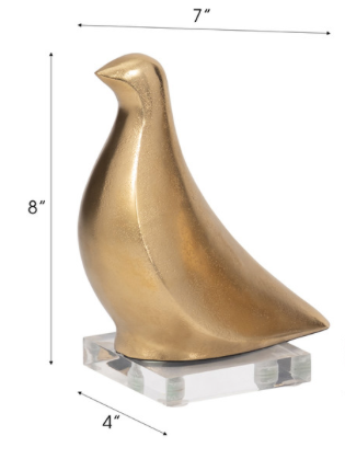 Lissa Bird Gold 8inch M