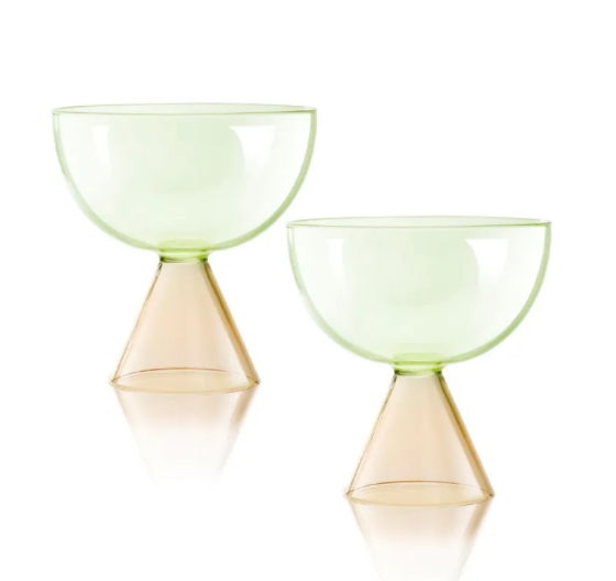 Venice Coupe Peach Green