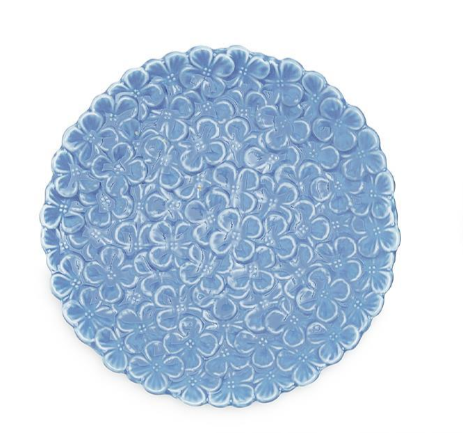 Hydrangea Tidbit Dish Sky Blue