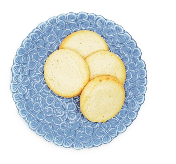 Hydrangea Tidbit Dish Sky Blue