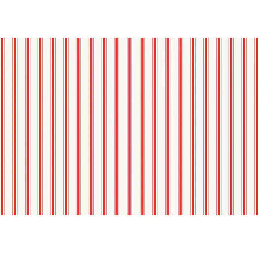 Red Ribbon Stripe Placemat