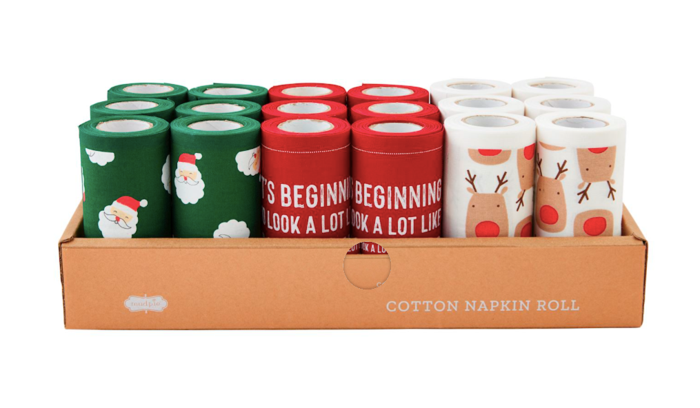Napkin Rolls Santa