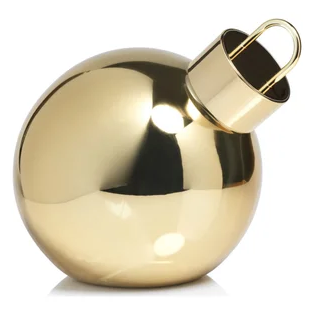 LED Gold Glass Oversized Ball
