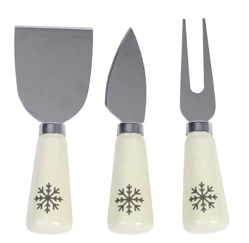 Snowflake Cheese Knives
