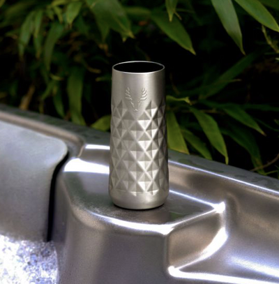 Paragon Stainless Steel Champagne Flute in Platinum Viski