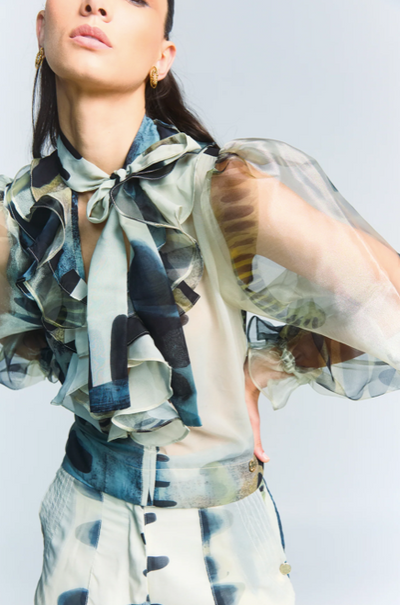 Caiman Top Print