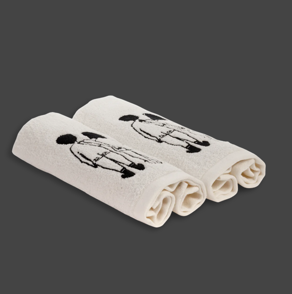 Guest Towel Naked Couple Back