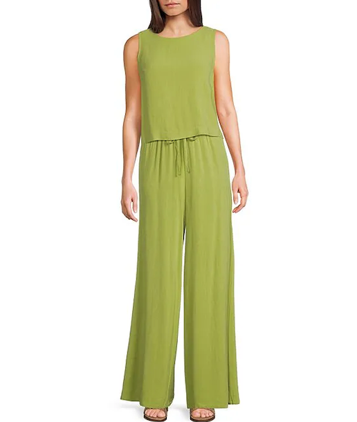 Sugarloaf Linen Set Avocado