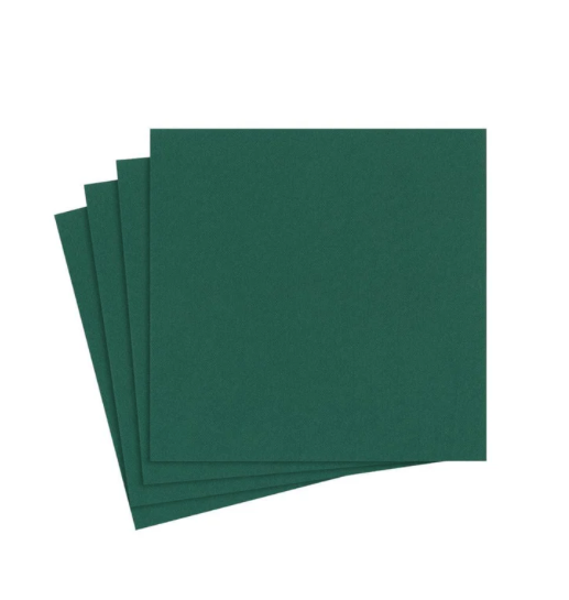 Napkin Solid Airlaid Paper Linen Hunter Green