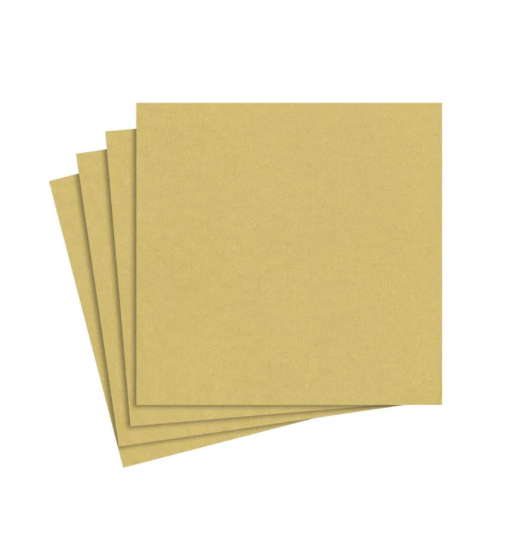 Napkin Solid Airlaid Linen Gold