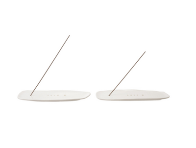 Incense Holder with Gold Electroplating Calm