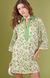 Francisne Dress Green Natural