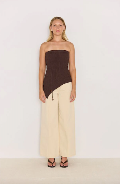 Keani Strapless Knit Top