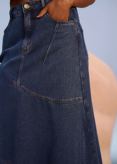 Raiza Skirt Indigo
