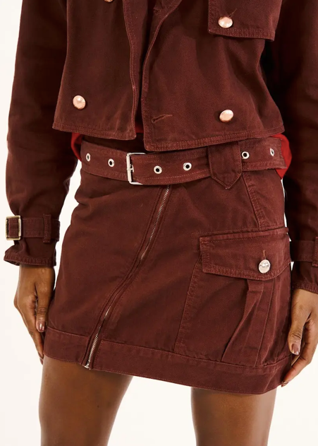 Merc Skirt Brown