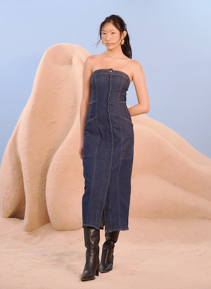 Noemi Dress Indigo