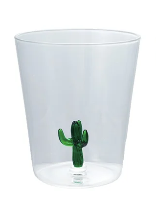 Drinking Glass w Figure Inside