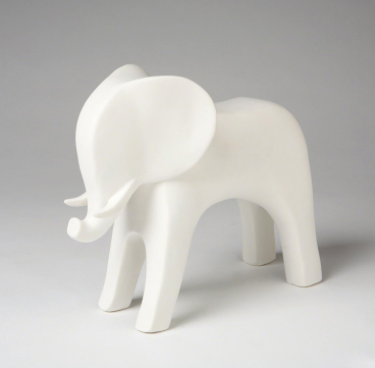 Elephant-Matte White