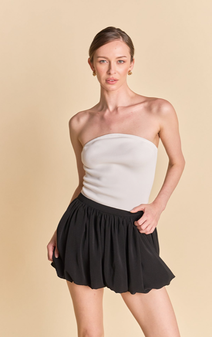 Ballon Mini Skirt Black