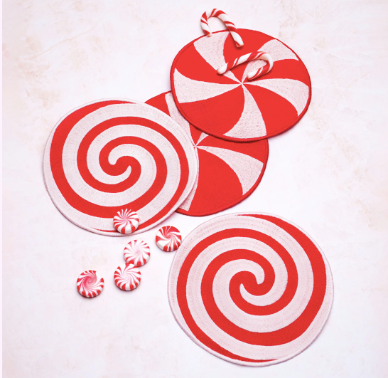 Peppermint Cocktail Napkins