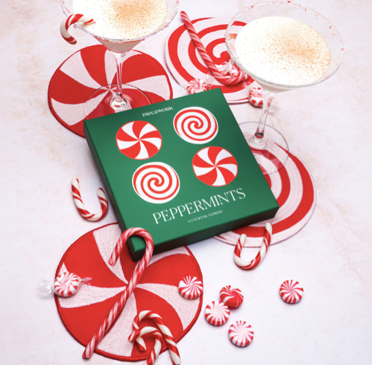 Peppermint Cocktail Napkins