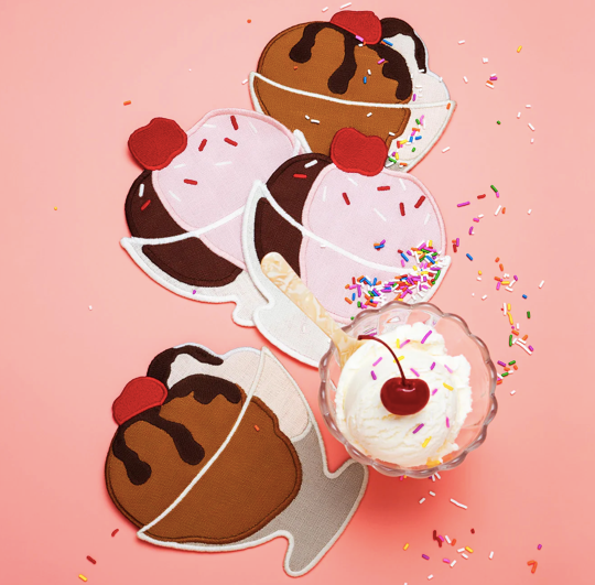 Ice Cream Sundae Cocktail Napkins