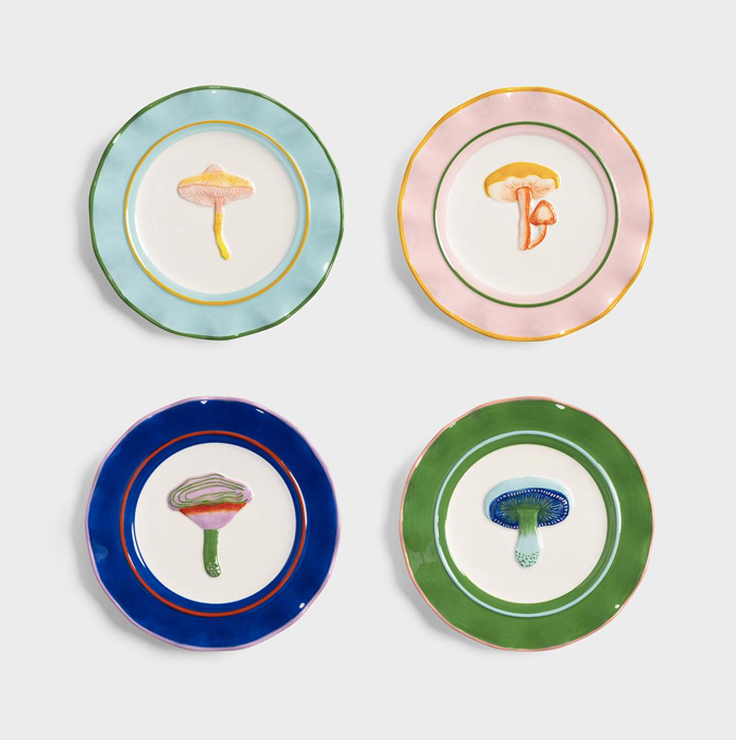 Plate Magic Mushroom
